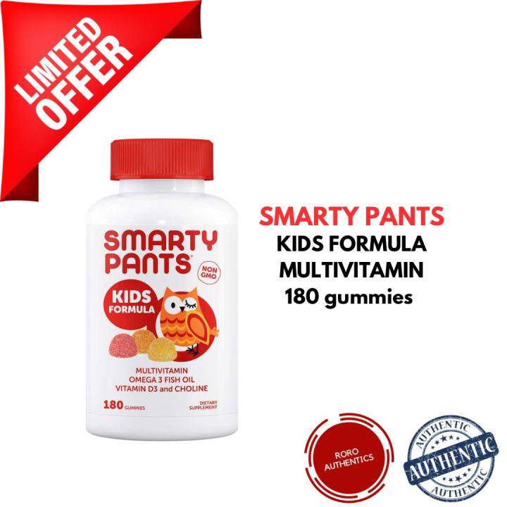 Smarty Pants Kids Formula Multivitamin, 180 Gummies [EXPIRY FEB 2025