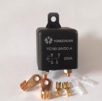 รีเลย์สตาร์ทกระแสสูง12V แบบ200a Yc180-12vdc-A ต่อเนื่อง2.4W รีเลย์รถยนต์พลังงานสูง