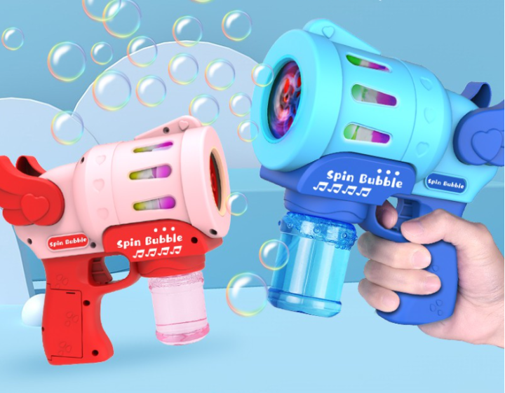 LFs Sale Price Bubble Gun Toy Automatic Bubble Gun Five Whole Bubble