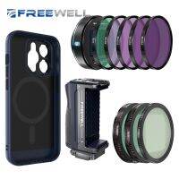 Freewell สีฟ้า Mega Kit L Sherpa สามารถใส่ได้กับ Iphone 13/14ต้นฉบับ