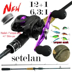 Baitcasting Reel BC reel pancing Murah 2-5kg Max Drag 7.2: 1 wire