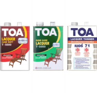 TOA ทีโอเอ แลคเกอร์เงา T5000, แลคเกอร์ด้าน T5500, ทินเนอร์เบอร์ 71 TOA ขนาด 1/4 GL KM_พร้อมส่ง