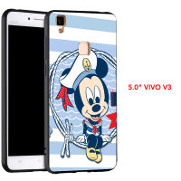 มาใหม่ล่าสุดสำหรับ5.0 VIVO V3เคสโทรศัพท์ VIVO แบบนิ่มมีลวดลายเดียวกันกับขาตั้งโทรศัพท์และเชือก