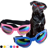 ZZOOI Pet Dog Sunglasses Summer Windproof Foldable Sunscreen Anti-Uv Goggles Pet Supplies Puppy Dog Accessories