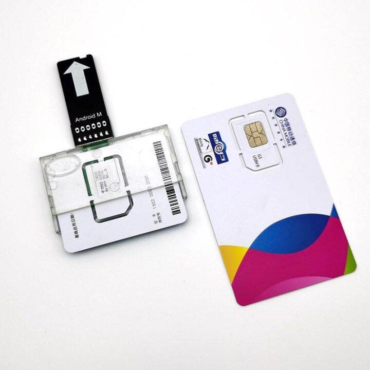 External card slot for Android and Apple phones to send and receive