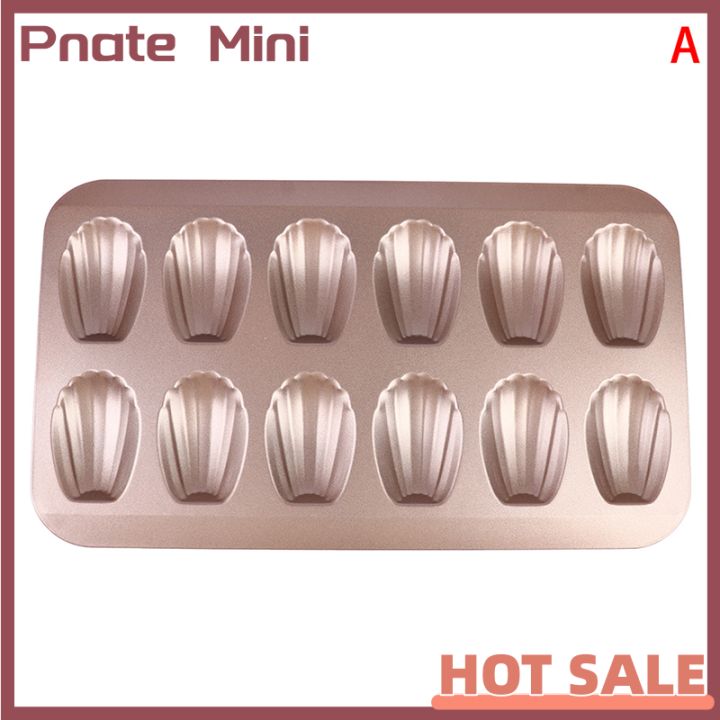 Pnate Cake Pan Madeleine Tray Tin Mold Madeleine Cookie Pans Baking