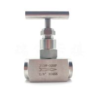 1/4" 3/8" 1/2" BSP Female High Pressure Stainless Steel 304 Shut Off Needle Globe Valve J13-320P Crane Flow Control