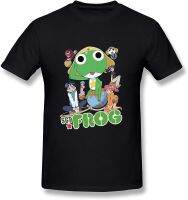 CaiTian Mens Anime TV SGT. Frog Poster T-Shirt