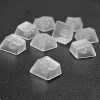 （Miss qis keycap）Keycap หลากสีโปร่งใสสลักด้วย OEM กุญแจส่วนบุคคล GH60 61 64 87 104เหมาะสำหรับเกมคีย์บอร์ดแบบกลไก