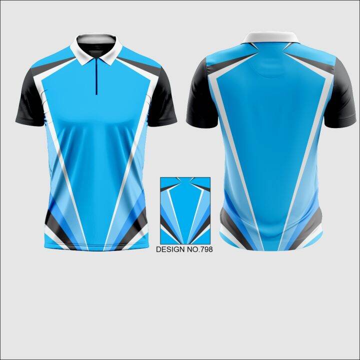 Sublimated Golf Polo Shirt with zipper Lazada PH