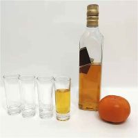 Straight Shot Glass 30ml 60ML Strong Tasting Wine Glass Cup Cocktail Whisky Whiskey Bullet Cup Set Vodka Spirit Bar Tool