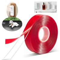 ◎ Ultra-strong Transparent Double Sided Tape Reusable Waterproof Adhesive Cleanable Kitchen Bathroom Supplies Wall Stickers Tapes