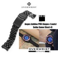 สายนาฬิกา strapcode angus jubilee pvd (angus-j louis pvd) for seiko sumo