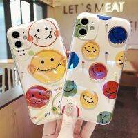 {L เคสอิเล็กทรอนิกส์} ส่องแสงเป็นประกายระยิบระยับสุดหรูหน้ายิ้มเคสโทรศัพท์รูปหัวใจรักสำหรับ iPhone 12 11 Pro Max 13 X Xs Xr 8 7 Plus 14 IMD ปลอกซิลิโคน