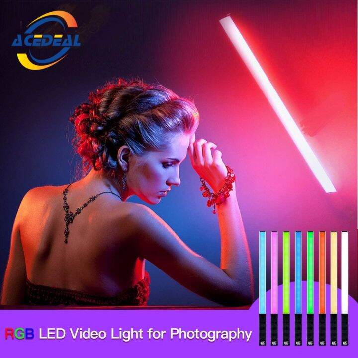 RGB Led Video Light Wand Tube Photography Lamp Remote Control 8 Color