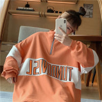 Women Korean Printed Oversize Sweater