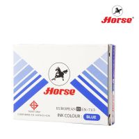 HORSEตราม้า แท่นประทับ (เบอร์ 4) 4.8 X 7ซม. - หลากสี