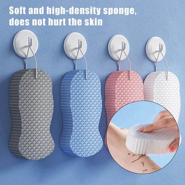 Exfoliante Soft Sponge Body Scrubber for Baby Adults Bath Exfoliating