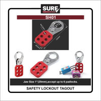 ตัวล็อคร่วม ขนาด 1 นิ้ว  Suresafe LockoutTagout PA Coated Hasp