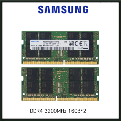 Samsung RAM DDR4 3200MHz 16GB*2 SODIMM Laptop Memory