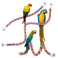 dIO MALL A New Bird Toys Hanging Multicolor Rope Toys Type For Rope Bungee Bird Toy Multicolor L pet supplies accessories sale