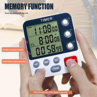 3ช่อง Digital Kitchen Timer Triple จับเวลาทำอาหาร Cooked Egg Timer 3 In 1 Countdown Timer Loud Volume นาฬิกาปลุก