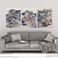 Vintage Oriental Art พิมพ์ภาพวาดภาพ Wall Art Geisha ญี่ปุ่น Asian Woodcut Lanscape Nordic โปสเตอร์ผ้าใบตกแต่งบ้าน-Elegant และ Timeless Decor สำหรับห้องใดๆ