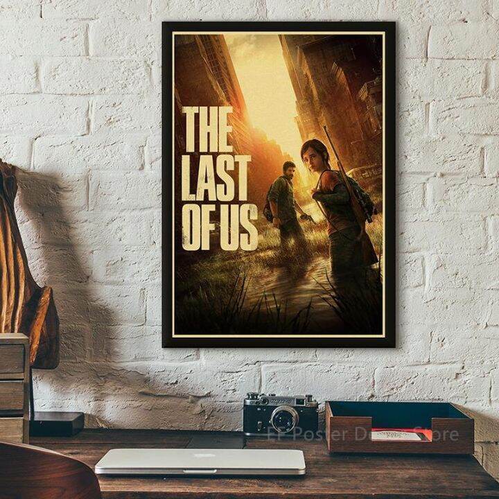 hot-the-last-of-us-part-1-2-โปสเตอร์-aesthetic-gaming-พิมพ์ภาพวาด-vintage-home-room-bar-cafe-art-wall-decor-ของขวัญ-retro-ภาพ