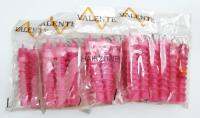 VALENTE แกนดัดเกลียวโปเต้แบบสั้น ดัดผม 4 แพค แพคละ 6 ชิ้น รวม 24 ชิ้น แกนกลาง เส้นผ่าศุนย์กลาง 1.5cm สำหรับสาวที่ต้องการ แกนโปเต้ลอนกลาง