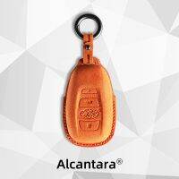 Alcantara โครงเปลือกนอกเคส Kunci Remote Mobil Fob สำหรับ Subaru BRZ Legacy SIT Forester Crosstrek อุปกรณ์แต่งรถ