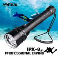 Professional Super Powerful 20000LM led Scuba Diving IPX8 Waterproof Flashlight Diver Light LED Underwater Torch Lamp Lanternal
