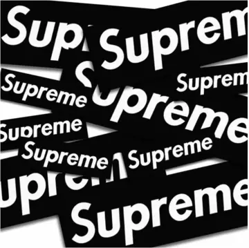 Supreme bag & sticker  Supreme bag, Logo sticker, Box logo