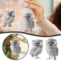 Simulation Owl Doll Drop Ornaments Christmas Cute Owl Gardening Ornaments Christmas Tree Decorations 2022 Xmas Pendant Noel