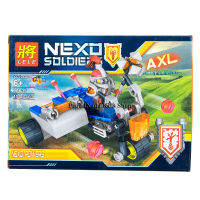 ProudNada Toys ของเล่นเด็กชุดตัวต่อเลโก้อัศวิน LELE NEXO SOLDIERS 114 PCS 32005