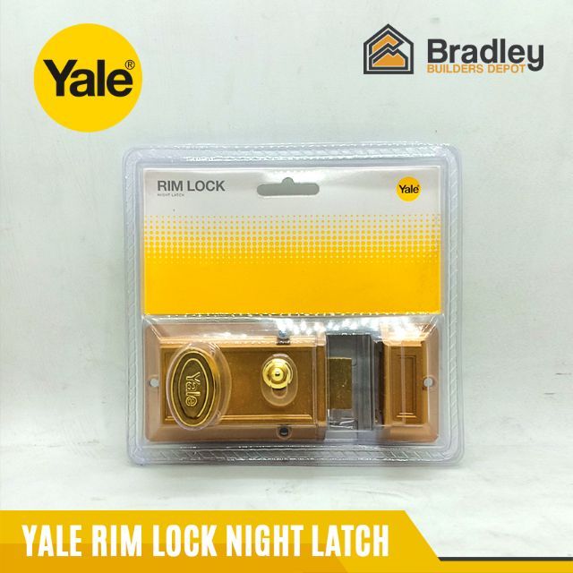 Yale Rim Lock Night Latch VL78 Gold Lazada PH