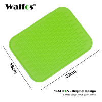 WALFOS Food Grade Multifunction Silicone Coaster Non-Slip Silicone Heat Resistant Mat Coaster Cushion Placemat Pot Holder