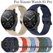 Cho Xiaomi MI Watch S1 Pro S1 Active Dây Đeo Silicon Dây Đeo 22Mm Mi Màu