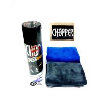 [ขายดี]  สเปรย์เคลือบเงาสีรถ CH0PPER SHINE 250ML. , ผ้าไมโครไฟเบอร์ 40*40 CM.