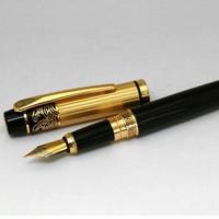 Moon Rodeo 901 Deluxe Fountain Pen Collector, gold and black, 5.7 Inches