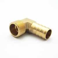 16mm 19mm Hose Barb x 3/4 BSP Male Thread Elbow Brass Barbed Pipe Fitting Coupler Connector Adapter For Fuel Gas Water