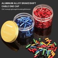 【YF】❅  10pcs/lot Cable Cap Aluminum Alloy 4mm 5mm MTB Mountain Road Shift Brake Ends Wire Tube Plugs