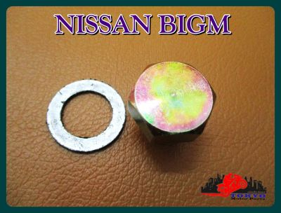 NISSAN BIG-M CRANK NUT SET // น็อตก้นแคร้ง พร้อมแหวนรองน็อต สินค้าคุณภาพดี