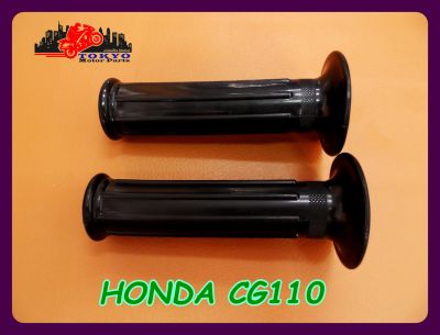 HONDA CG110CG 110  HANDLE GRIP RUBBER "BLACK" // ปลอกแฮนด์ ปลอกมือ HONDA CG110 สีดำ สินค้าคุณภาพดี