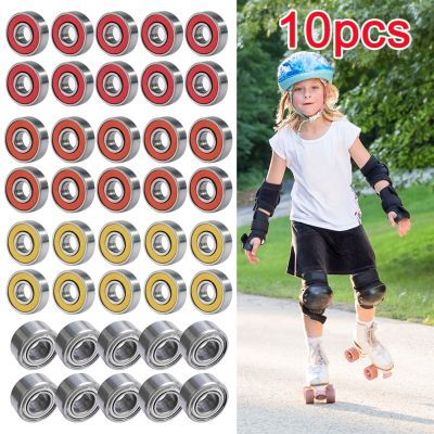 【CW】❧◇  10pcs Skate Bearings Deep Groove 608rs ABEC-9 Miniature Carbon for Skateboard