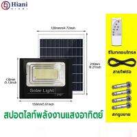 Solar Lights 45W ไฟโซล่า ไฟสปอตไลท์ ไฟ LED ไฟพลังงานแสงอาทิตย โซล่าเซลล ไฟกันน้ำกลางแจ้ง Solar Cell