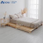 Giường Pallet Giường ngủ 1m2x2m cao 15cm xếp gọn tiết kiệm không gian