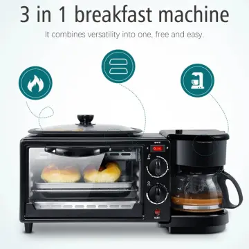 Dowell BM-22 3-in-1 Breakfast Maker, Kitchen Appliance, Small Appliance