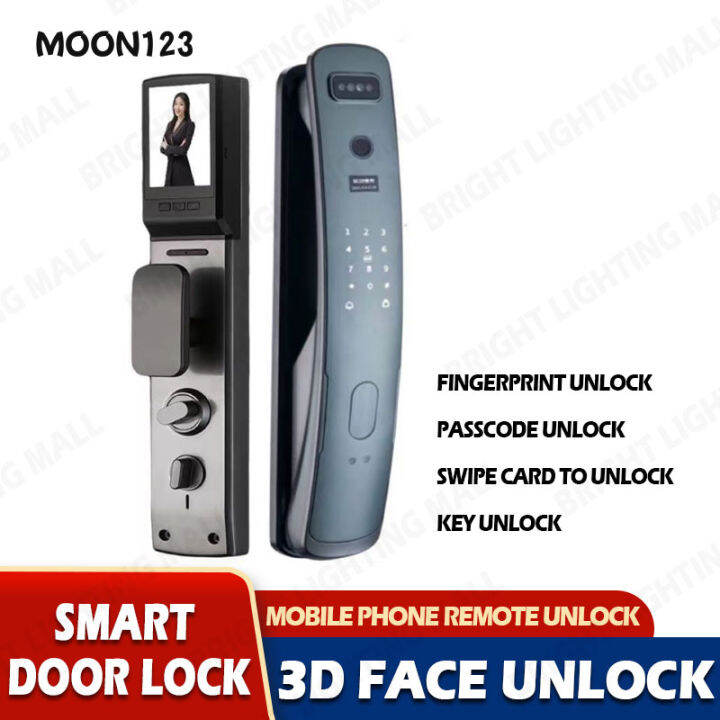 Recognition Automatic Main Door Door Lock 3D Face Unlock With Security