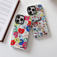 《KIKI》Cartoon Hello Kitty phone case for iphone 13 13pro 13promax 12 12pro 12promax Cute Pink for girls pattern case iphone 11 11pro 11promax x xr xsmax Cartoon model phone case iphone 7+ 8+ Transparent phone case SE（2020）