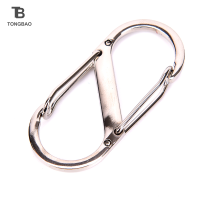 TONGBAO01 1PC multifunctional กลางแจ้ง carabiners S-Shape hooks สแตนเลส QuickDraw